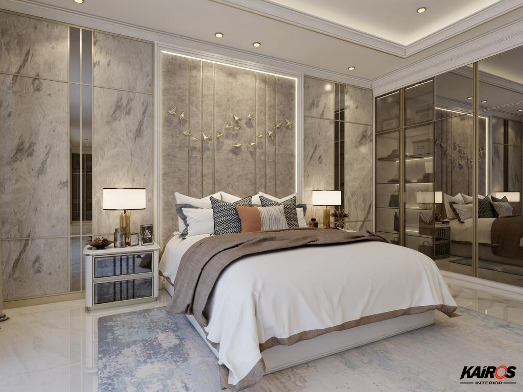 Perbedaan Backdrop Ranjang Bekleed vs Wall Painting | Kairos Interior