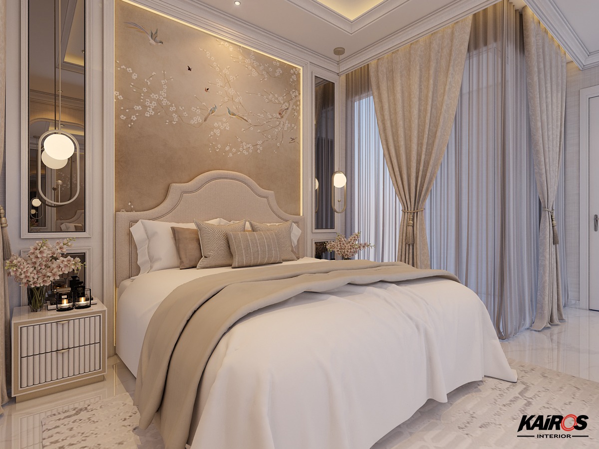 Perbedaan Backdrop Ranjang Bekleed vs Wall Painting | Kairos Interior